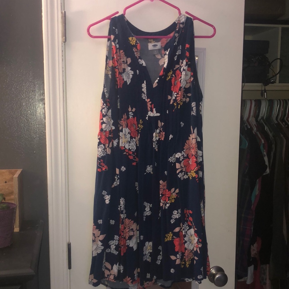 Old Navy tunic dress large floral